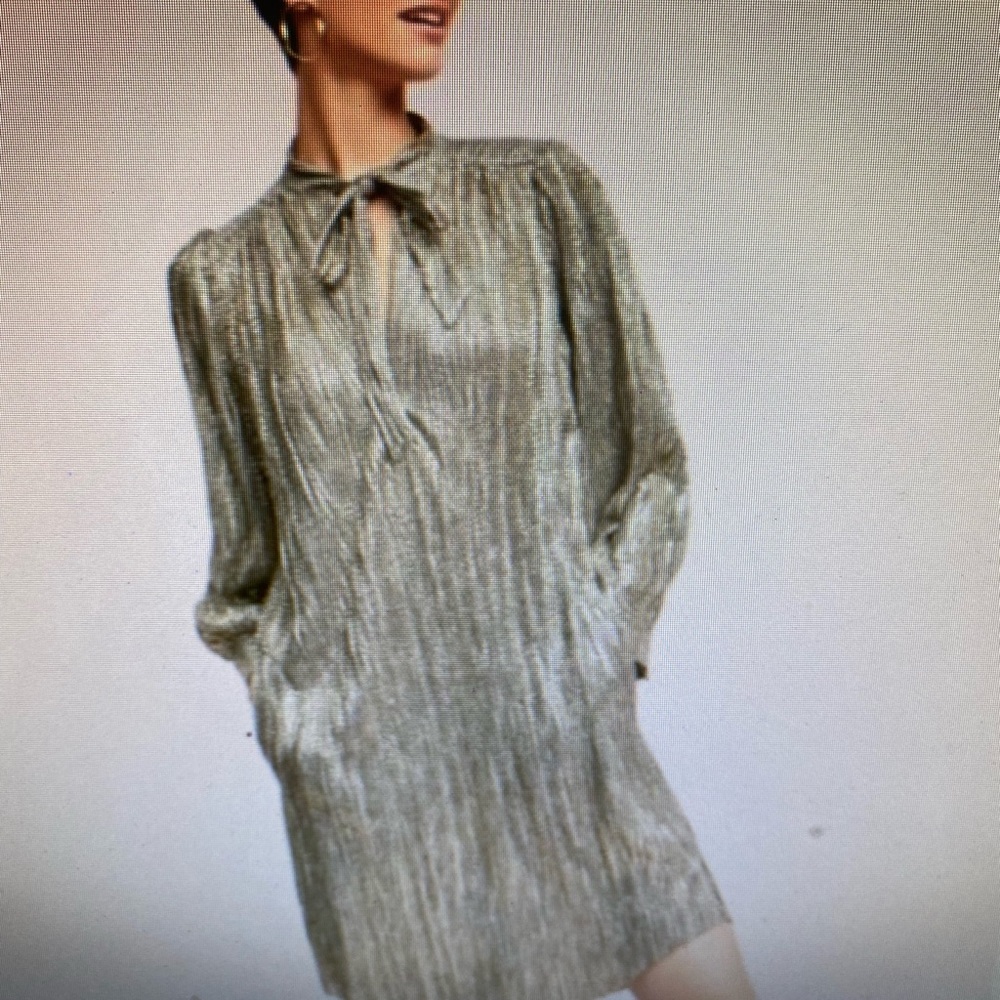 SABRINA MUSAYEV TUNIC METALLIC DRESS XS
